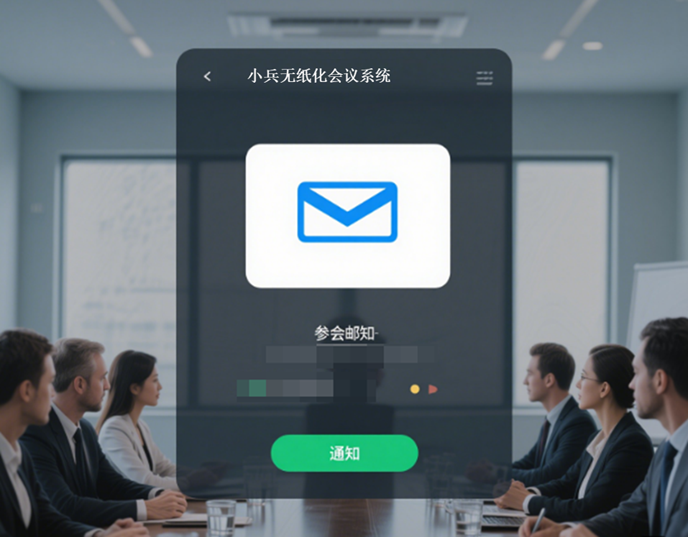 小兵无纸化会议系统-邮件通知