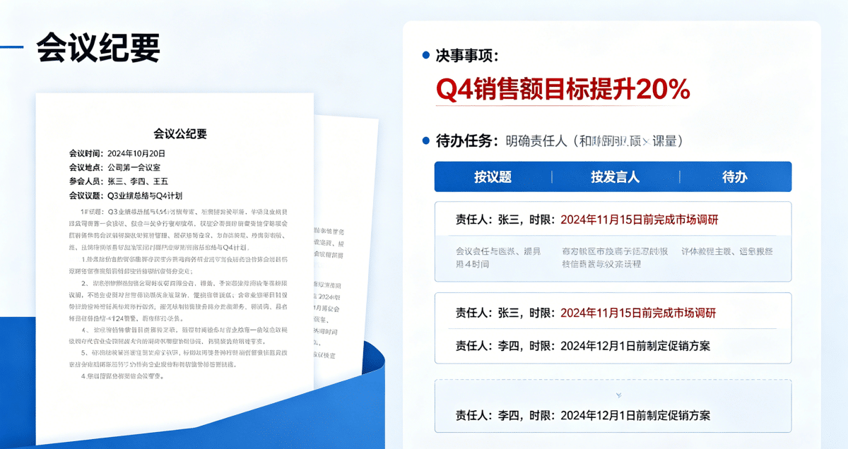 结构化纪要