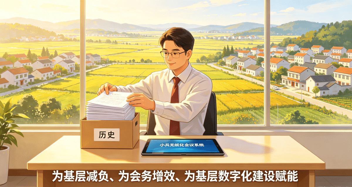 乡镇街道便民会议无纸化：简易操作与基层适配