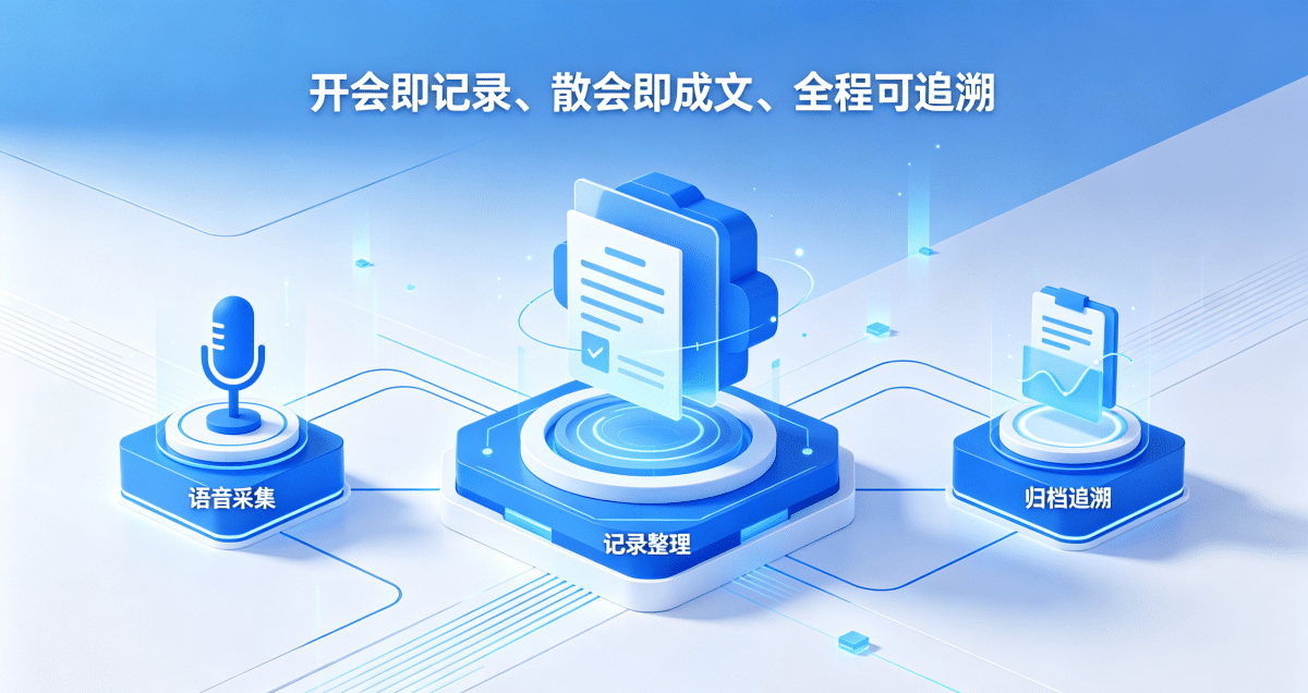 AI会议纪要全流程自动生成