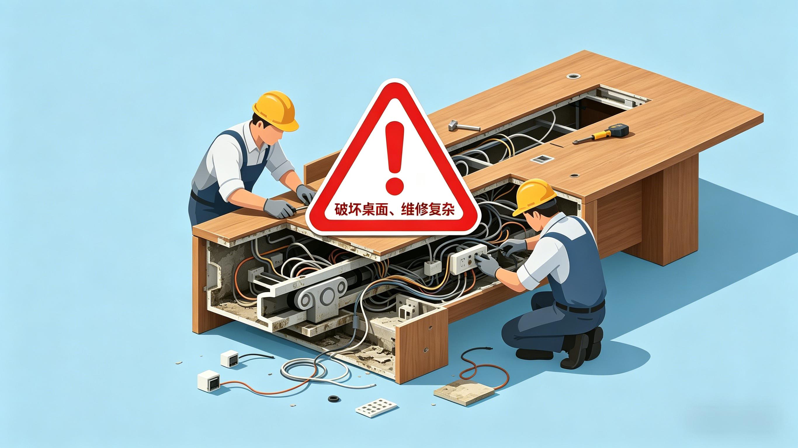 升降屏维护成本高