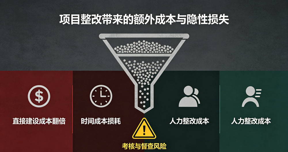 项目整改带来的额外成本与隐性损失 项目整改带来的额外成本与隐性损失