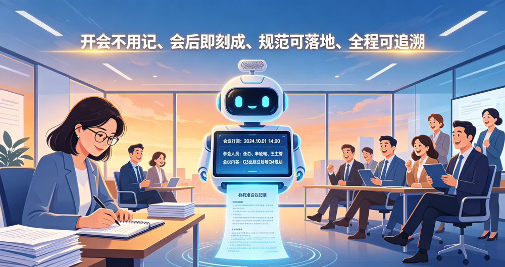 会议纪要整理慢？AI实时转写与结构化纪要生成方案