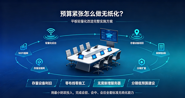 预算紧张怎么做无纸化？
